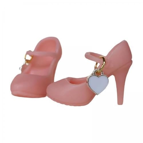 F Fityle 6X Schuhe mit Hohen Absätzen, Puppenfigurenschuhe, Miniaturschuhe, Puppen 1/6 Modeschuhe, von F Fityle