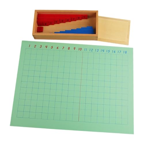 F Fityle Addition Subtraktion Multiplikation Division Board Geschenke Math Manipulatives Mathe Spielzeug Material für Jungen Mädchen Kinder Kinder, Zusatzplatine von F Fityle