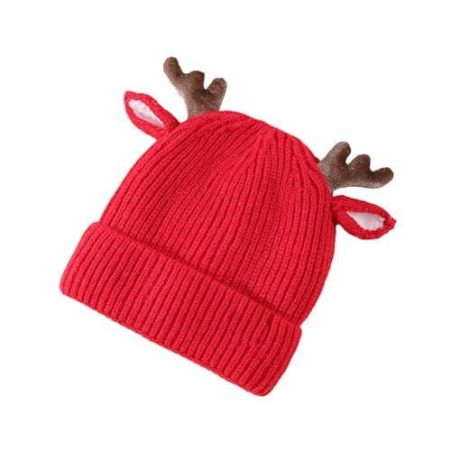 F Fityle Baby-Weihnachtsmütze, Rentiermütze, dekorative Acrylfasern, Requisiten, Beanie-Mütze, warme Wintermütze für Bühnenauftritt, Ballurlaub, Hut F Fityle Baby-Weihnachtsmütze, Rentiermütze, dekorative Acrylfasern, Requisiten, Beanie-Mütze, warme Wintermütze für Bühnenauftritt, Ballurlaub, Hut von F Fityle