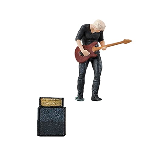 F Fityle Bassist People Figur, Miniatur-Bassist-Modell im Maßstab 1:64, stimuliertes Diorama, Landschaft, bemalte Figuren für DIY-Szenen-Sandtisch-Zug-Layout F Fityle Bassist People Figur, Miniatur-Bassist-Modell im Maßstab 1:64, stimuliertes Diorama, Landschaft, bemalte Figuren für DIY-Szenen-Sandtisch-Zug-Layout von F Fityle