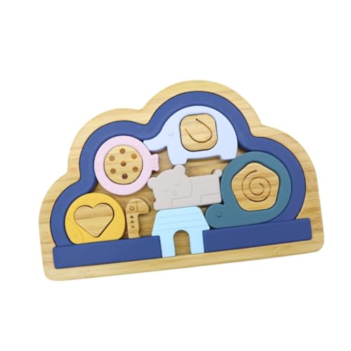 F Fityle -Bildungsbausteine Tierpuzzle Stapel Spielzeug Fine Motor Skills Balance Game für Kinder Geburtstagsgeschenke, Blau F Fityle -Bildungsbausteine Tierpuzzle Stapel Spielzeug Fine Motor Skills Balance Game für Kinder Geburtstagsgeschenke, Blau von F Fityle