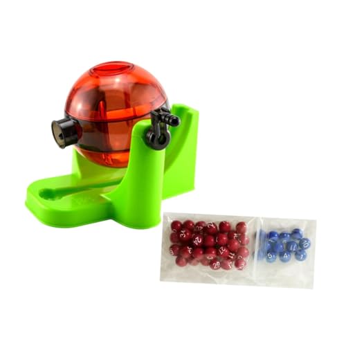 F Fityle Bingo Game Set Lotto Game Lottery Machine Lucky Number Picking Machine für Wohnzimmer, Doppelfarbbälle F Fityle Bingo Game Set Lotto Game Lottery Machine Lucky Number Picking Machine für Wohnzimmer, Doppelfarbbälle von F Fityle
