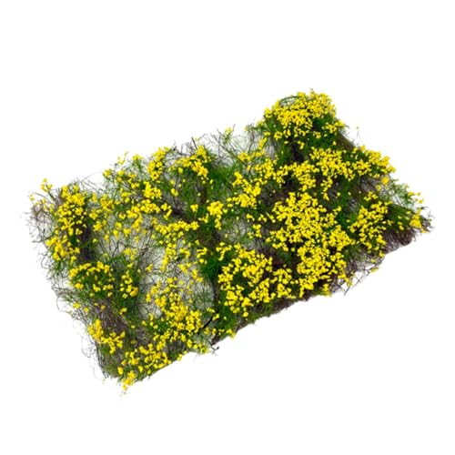 F Fityle Blumencluster, statisches Grasbüschel, buschig, Miniatur, künstlich, Blumenvegetationsgruppe, Tieflandsträucherbüschel für Miniaturbasen, Gelb F Fityle Blumencluster, statisches Grasbüschel, buschig, Miniatur, künstlich, Blumenvegetationsgruppe, Tieflandsträucherbüschel für Miniaturbasen, Gelb von F Fityle