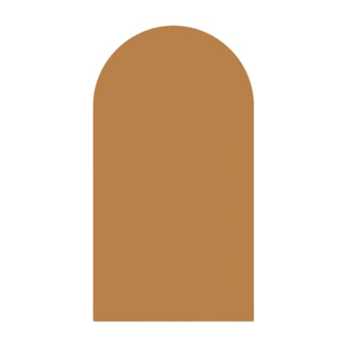 F Fityle Boho Arch Wandtattoo, Abnehmbarer Aufkleber, 200x100cm Geometrische Kunst Tapete Boho Dekor für Hintergrund Wohnzimmer Esszimmer, Braun von F Fityle