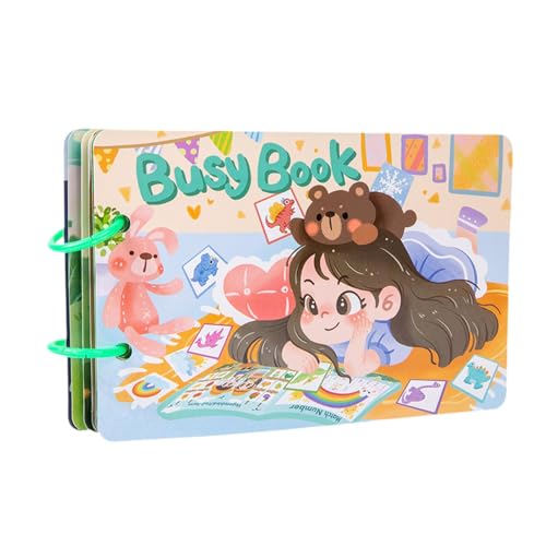 F Fityle Busy Sticker Book Aufklärung Hand-Auge-Koordination Basteln Frühpädagogische Lernaktivitäten für Jungen Mädchen Kinder Kleinkinder, 12 Seiten F Fityle Busy Sticker Book Aufklärung Hand-Auge-Koordination Basteln Frühpädagogische Lernaktivitäten für Jungen Mädchen Kinder Kleinkinder, 12 Seiten von F Fityle
