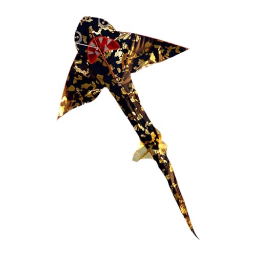 F Fityle Drachen in Haiform, große Aktivität, zu fliegen, mit langem Schwanz, Spiel, einzeiliges Drachenspielzeug für Anfänger, Freizeit, Garten, Hof, von F Fityle