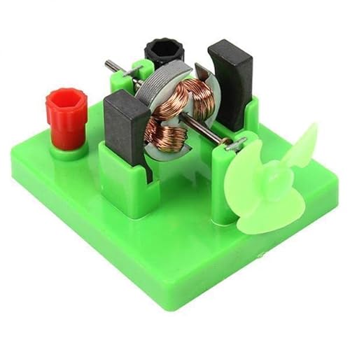 F Fityle Elektromotor Bausatz für Kinder - Faszinierende Versuche mit Elektrizität, Grün, 7 STK von F Fityle