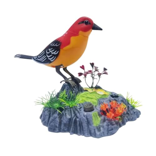 F Fityle Elektronische Haustier -Büro -Heimdekoration Move Kinderspielzeug, Simulation singen Chirping Birds Toy, Klangkontrolle für kreatives Geschenk von F Fityle