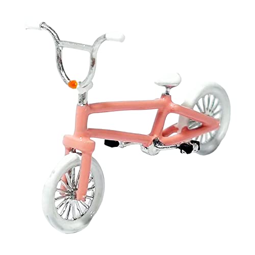 F Fityle Fahrradmodellsammlungen Heimspielzeug Miniaturfiguren, Tischdekoration, handgefertigt, Skulptur, Kunst, Fahrzeugmodell, Innenbereich, ROSA von F Fityle