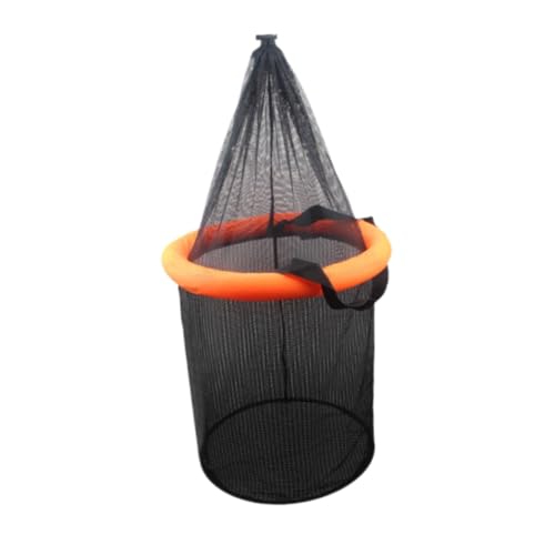 F Fityle Faltbarer schwimmender Fisch Korb, Fisch Korb, Nylon-Mesh-Köder Netz, das für lebende Garnelen speichert, S F Fityle Faltbarer schwimmender Fisch Korb, Fisch Korb, Nylon-Mesh-Köder Netz, das für lebende Garnelen speichert, S von F Fityle