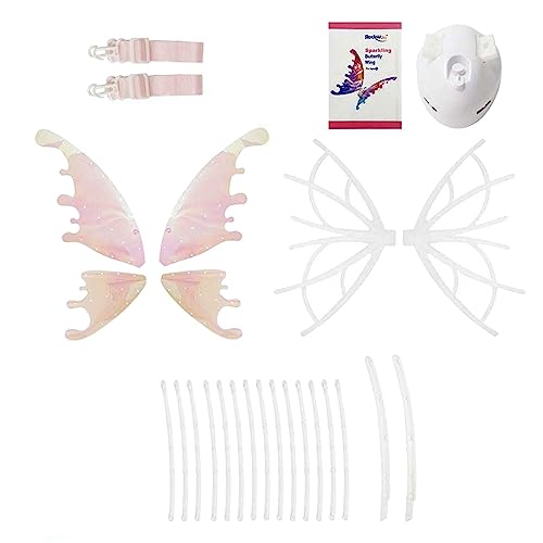 F Fityle Fantasievolle Schmetterlingsflügel für Kinder und Erwachsene - Karneval Accessoire, ohne Licht von F Fityle