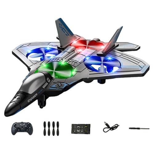 F Fityle Ferngesteuertes Flugzeug, tragbarer Hobby-Segelflugzeug, 360 ° -Rolle, Anti-Fall-Starrflügelflugzeug mit Licht, Blau F Fityle Ferngesteuertes Flugzeug, tragbarer Hobby-Segelflugzeug, 360 ° -Rolle, Anti-Fall-Starrflügelflugzeug mit Licht, Blau von F Fityle