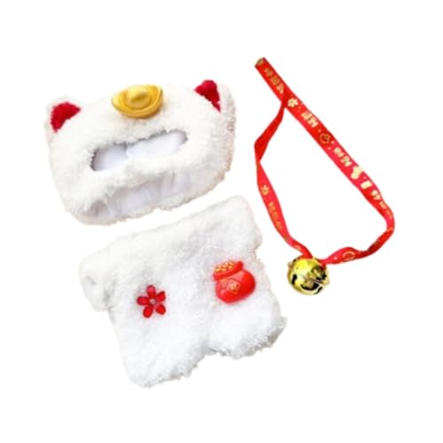 F Fityle Festliche Kleidung für Puppen, Puppen-Outfits, bequem, niedlich, Foto-Requisiten mit Hut, modische Puppenkleidung, zum Verkleiden für 15 cm große F Fityle Festliche Kleidung für Puppen, Puppen-Outfits, bequem, niedlich, Foto-Requisiten mit Hut, modische Puppenkleidung, zum Verkleiden für 15 cm große von F Fityle