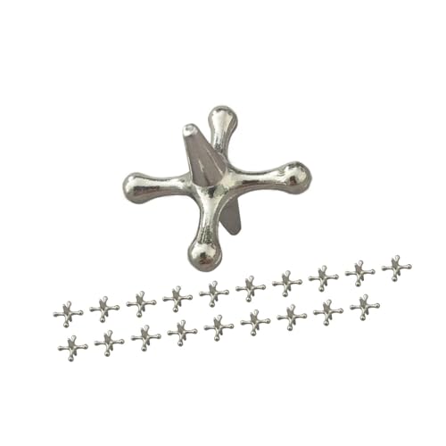 F Fityle Finger Spielzeug Set mit 20 drehbaren Teilen, Silber von F Fityle