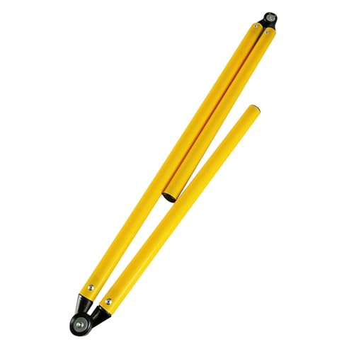 F Fityle Football Agility Training Poles Geschwindigkeits- und Agilitätstrainingsgeräte tragbare Faltbare Feldwarnstab für Outdoor -Spiele, 3 Abschnitt von F Fityle