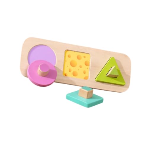 F Fityle Formpeg Lernspielzeug Puzzle mit Knopf für Kinder Geschenke von F Fityle