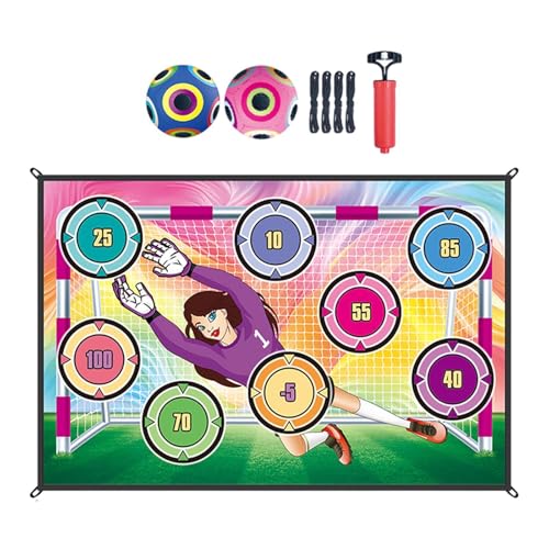 F Fityle Fußballspiel Set mit klebrigen Fußball -Genauigkeitsgenauigkeit Ziel -Turf -Partyspiel für Kinder für Strandcampingparty, Style C F Fityle Fußballspiel Set mit klebrigen Fußball -Genauigkeitsgenauigkeit Ziel -Turf -Partyspiel für Kinder für Strandcampingparty, Style C von F Fityle