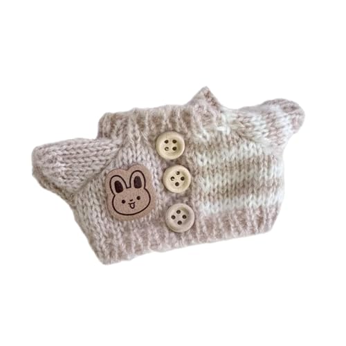 F Fityle Gefüllter Puppenpullover, Plüschpuppenkleidung, pädagogisches Kleidungsspielzeug, Plüschpuppenpullover, Puppenkleidung für 6,69'' Puppe, Khaki F Fityle Gefüllter Puppenpullover, Plüschpuppenkleidung, pädagogisches Kleidungsspielzeug, Plüschpuppenpullover, Puppenkleidung für 6,69'' Puppe, Khaki von F Fityle