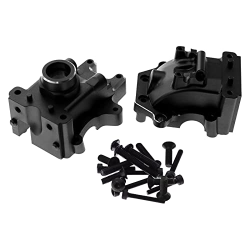 F Fityle Getriebegehäuse Ersatz Hochgeschwindigkeitsmontage für RC Crawler Spielzeug im Maßstab 1:8 Upgrade-, Schwarz von F Fityle