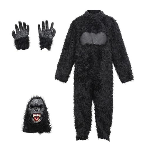 F Fityle Gorilla Kostüm Herren Damen Halloween Kostüm für Party Festival Bühnenauftritt F Fityle Gorilla Kostüm Herren Damen Halloween Kostüm für Party Festival Bühnenauftritt von F Fityle