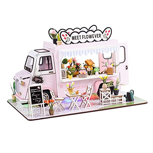 F Fityle Holz Puppenhaus Miniatur für Erwachsene und Teens F Fityle Holz Puppenhaus Miniatur für Erwachsene und Teens von F Fityle