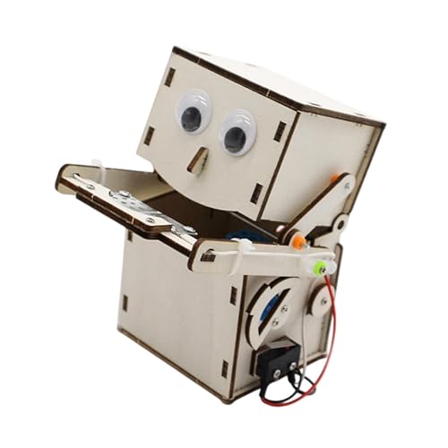 F Fityle Holz Wissenschaft Experiment Set Frühen Pädagogischen Spielzeug Roboter Spardose Lehrmittel Entwicklungs Spielzeug DIY Projekte, Holz von F Fityle