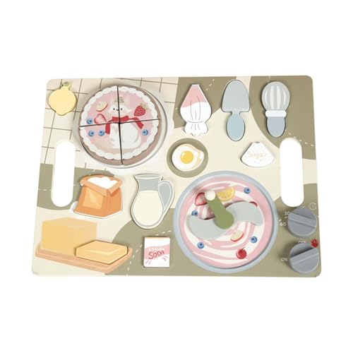 F Fityle Holzkuchenspielküchenzubehör, Kochspielzeug, pädagogisches realistisches Holzspielkochset für Kinder F Fityle Holzkuchenspielküchenzubehör, Kochspielzeug, pädagogisches realistisches Holzspielkochset für Kinder von F Fityle