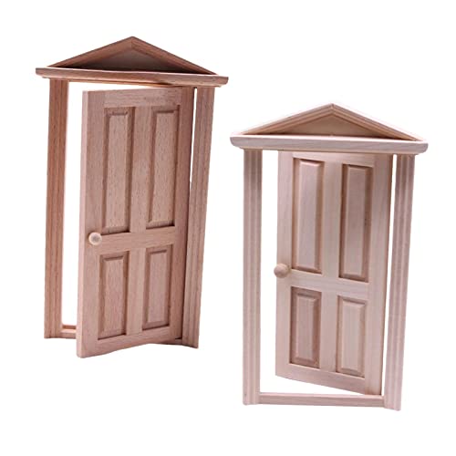 F Fityle Holztür für Puppenhaus - Exquisites Modell für Deine Puppenwelt F Fityle Holztür für Puppenhaus - Exquisites Modell für Deine Puppenwelt von F Fityle