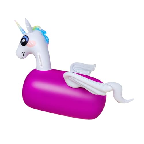 F Fityle Hüpfspielzeug für, Einhorn, für Jungen und Mädchen, Spaß, Partyzubehör, aufblasbares Hüpfspielzeug für, Springspielzeug für den Park und von F Fityle