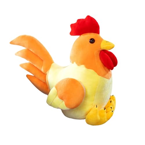 F Fityle Huhn-Plüschtier, Sofa-Ornament, Bequeme Plüschfigur, Heimdekoration, entzückendes Stofftier für Teenager, Geschenk zum Kindertag, Gelb F Fityle Huhn-Plüschtier, Sofa-Ornament, Bequeme Plüschfigur, Heimdekoration, entzückendes Stofftier für Teenager, Geschenk zum Kindertag, Gelb von F Fityle