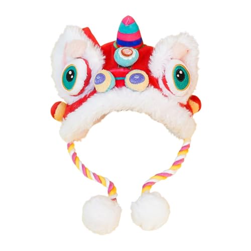 F Fityle Hut für Haustiere zur Feier des neuen Jahres, Tigerkopfhut F Fityle Hut für Haustiere zur Feier des neuen Jahres, Tigerkopfhut von F Fityle