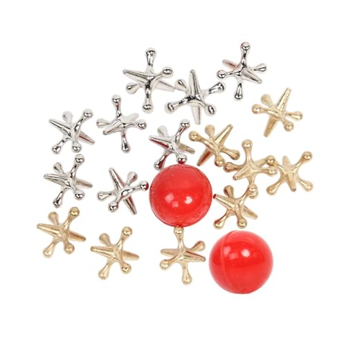 F Fityle Jacks Table Gabing Game Table Games Vintage mit 10 Metal Jacks -Familie für Kinder und Erwachsene traditionelle Metal -Jacks -Set F Fityle Jacks Table Gabing Game Table Games Vintage mit 10 Metal Jacks -Familie für Kinder und Erwachsene traditionelle Metal -Jacks -Set von F Fityle