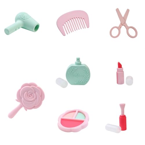 F Fityle Kinder-Friseursalon-Spielset, Make-up-Set, Spielzeug für kleine Mädchen, Make-up-Sets für Geschenke, Partys, Halloween, Kinder, Mädchen von F Fityle