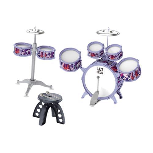 F Fityle Kinder Kinder Drum Set Music Toy Early Learning Percussion Music Instrument Development Toy für Kindergartenkonzertparty von F Fityle