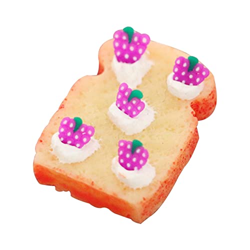 F Fityle Kleine Brotstücke für die Küche - Ideal zum Verzieren und Spielen, Trauben-Toast von F Fityle