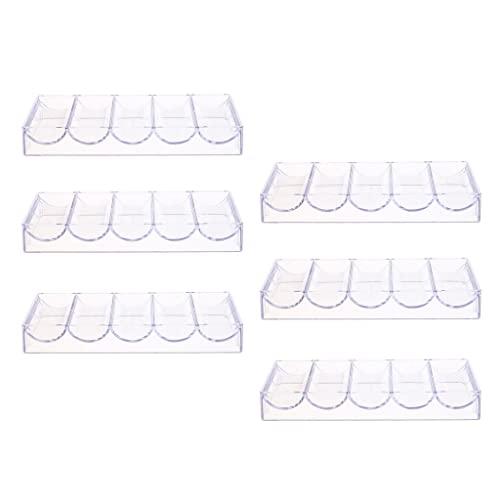 F Fityle Los mit 6 Fächern Kartenhalter Poker Token Toy Storage 100 Token 20.5 von F Fityle