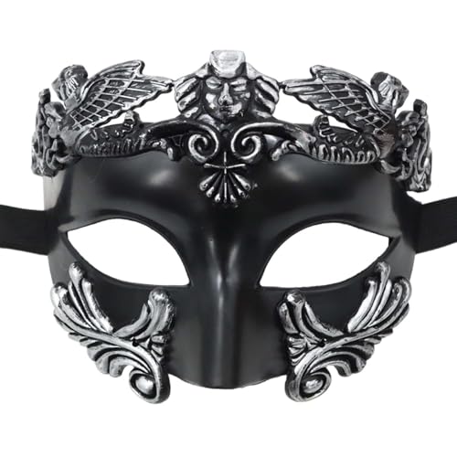 F Fityle Maskerade-Maske, Requisiten, Cosplay, dekorative Männer, Karneval-Maske, Oper, halbe Gesichtsmaske für Nachtclub, Geburtstag, Kostüm, Urlaub, C von F Fityle