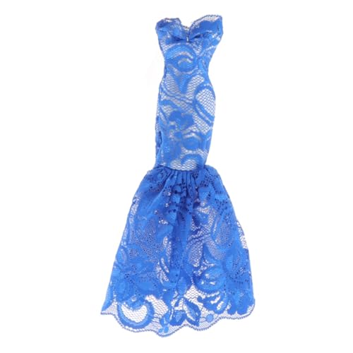 F Fityle Maßstab 1/6 Figur Meerjungfrau Rock Kleid Mode Miniatur Charakter Kleidung Schwanz Rock Kleidung für Haushalt Geburtstag Geschenke, Blau von F Fityle