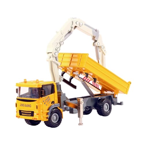 F Fityle Maßstab 1:60, Kran-LKW-Spielzeug, Valentinstagsgeschenke, technisches Auto, Miniatur-realistisches BAU-LKW-Spielzeug, Gelb F Fityle Maßstab 1:60, Kran-LKW-Spielzeug, Valentinstagsgeschenke, technisches Auto, Miniatur-realistisches BAU-LKW-Spielzeug, Gelb von F Fityle