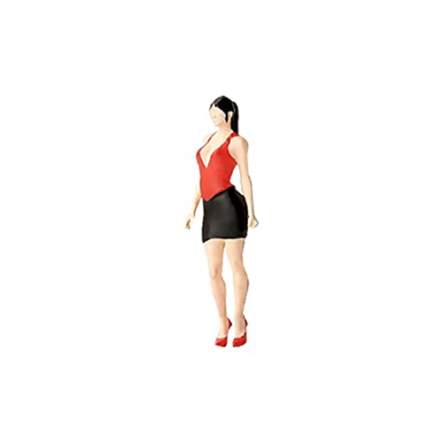 F Fityle Maßstab 1:64 Handgefertigte Miniaturmodellfiguren im Maßstab 1:64 für Heimdekorationszubehör 1:64 Personenfiguren 1:64 weibliche Modelle Figur von F Fityle