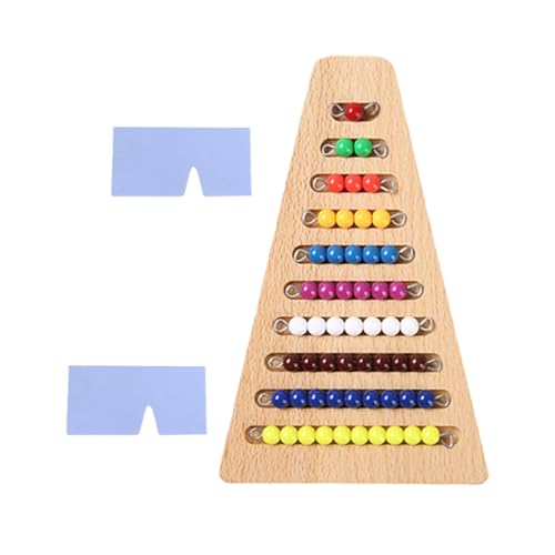 F Fityle Mathe-Perlen-Treppenset-Spielzeug, Mathe-Lernspielzeug, Vorschul-Lernspielzeug, für 3-, 4-, 5-, 6-, 7- und 8-Jährige von F Fityle