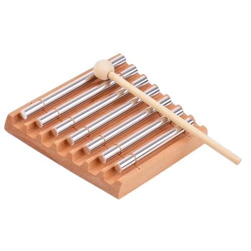 F Fityle Meditation Chimes Hand Chime Tabletop Musical Spielzeug Holz Windglock , 7 Ton von F Fityle