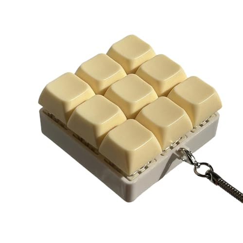 F Fityle Mini-9-Tasten-, Zappelspielzeug, Schlüsselanhänger, Klickspielzeug für Türen und Wände, hängendes Ornament mit , Robustes Zubehör F Fityle Mini-9-Tasten-, Zappelspielzeug, Schlüsselanhänger, Klickspielzeug für Türen und Wände, hängendes Ornament mit , Robustes Zubehör von F Fityle