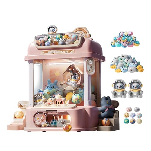 F Fityle Mini-Spielzeugautomat, Grabber-Preisspender für den Innenbereich mit leichtem Tischkrallenautomaten für Geschenkpartys für Mädchen und, Stil E von F Fityle