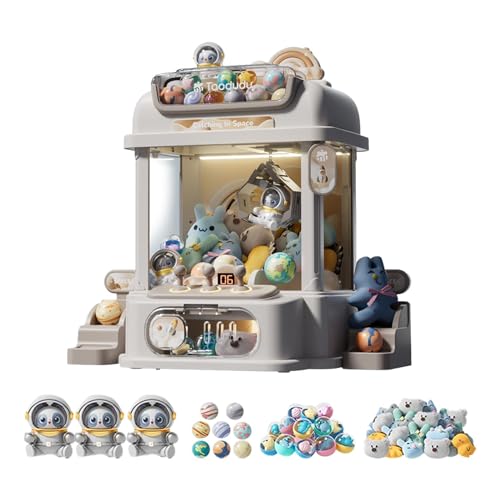 F Fityle Mini-Spielzeugautomat, Grabber-Preisspender für den Innenbereich mit leichtem Tischkrallenautomaten für Geschenkpartys für Mädchen und, Stil c von F Fityle