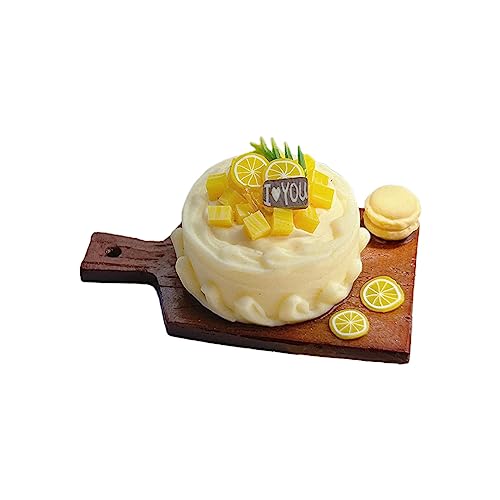 F Fityle Miniatur-Lebensmittelhandwerk, Puppenhaus-Kuchen, 1:6 1:12 Märchengarten-Bäckerei-Lebensszenen-Zubehör, Stil c von F Fityle