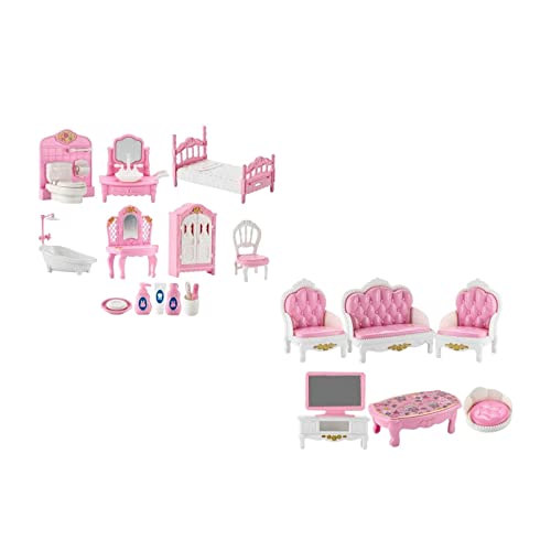 F Fityle Miniatur Puppenhaus Einrichtung Set, Kreatives Spielzeug für Kinderzimmer von F Fityle