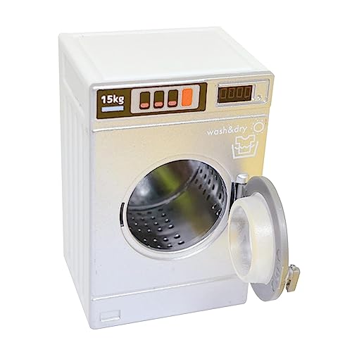 F Fityle Miniatur Puppenhaus Waschmaschine 1:12 Maßstab, Dollhouse Washing Machine, Puppenhaus Möbel Zubehör Pretend Spielen Spielzeug, Mini Wäschespiel Set für Kinder Puppenhaus Dekoration F Fityle Miniatur Puppenhaus Waschmaschine 1:12 Maßstab, Dollhouse Washing Machine, Puppenhaus Möbel Zubehör Pretend Spielen Spielzeug, Mini Wäschespiel Set für Kinder Puppenhaus Dekoration von F Fityle