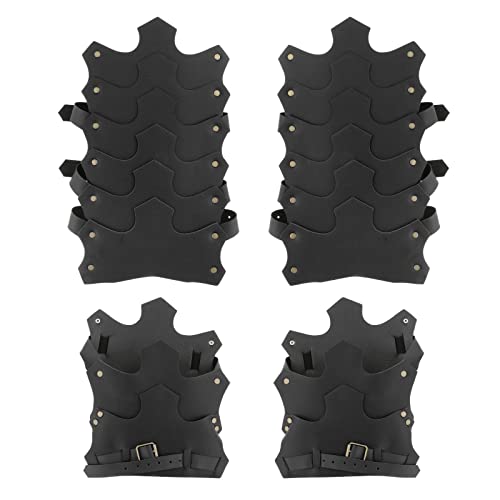F Fityle Mittelalterliche Schnürstiefel aus Schnalle, Gamaschen, Beinschützer, langlebig, langlebig, Beinschutz, 1 Paar Stiefelüberzieher für Party, Schwarz F Fityle Mittelalterliche Schnürstiefel aus Schnalle, Gamaschen, Beinschützer, langlebig, langlebig, Beinschutz, 1 Paar Stiefelüberzieher für Party, Schwarz von F Fityle