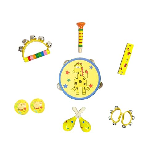 F Fityle Montessori-Musikspielzeug, Percussion-Sets, Vorschul-Musikspielzeug, Cartoon-Sensorspielzeug, verbessert die Hand-Auge-Koordination für Kleinkinder, Stil b von F Fityle